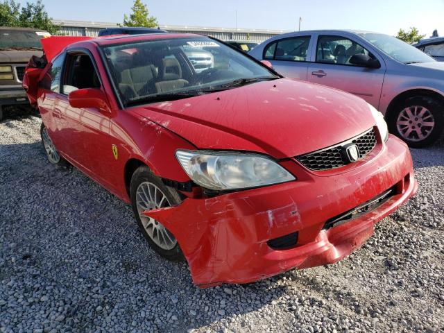 HONDA CIVIC EX 2005 with VIN 1HGEM22975L017595 - Photo from auction