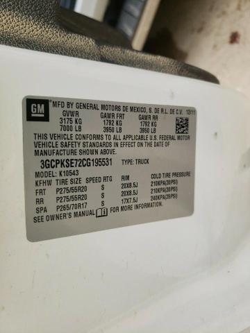 Photo 10 from auction – 2012 CHEVROLET SILVERADO with VIN 3GCPKSE72CG195531