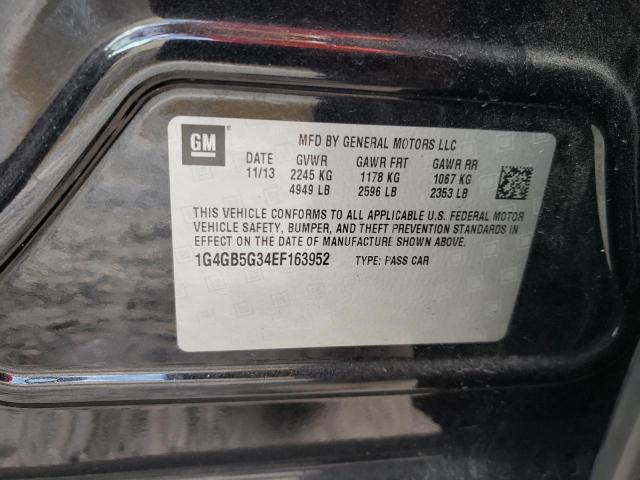 Photo 10 from auction – 2014 BUICK LACROSSE with VIN 1G4GB5G34EF163952