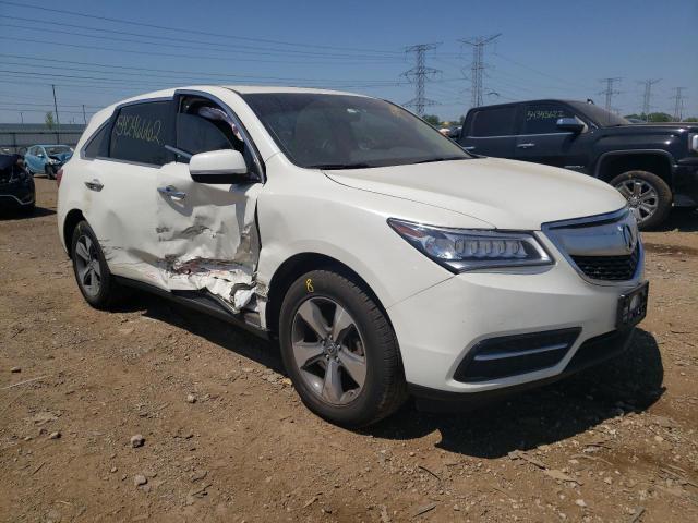 ACURA MDX 2016 with VIN 5FRYD4H29GB050717 - Photo from auction