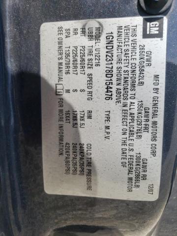 Photo 10 from auction – 2008 CHEVROLET UPLANDER L with VIN 1GNDV23178D154476