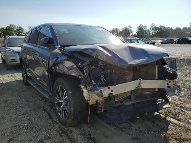 TOYOTA HIGHLANDER 2018 with VIN 5TDZARFH8JS035003 - Photo from auction