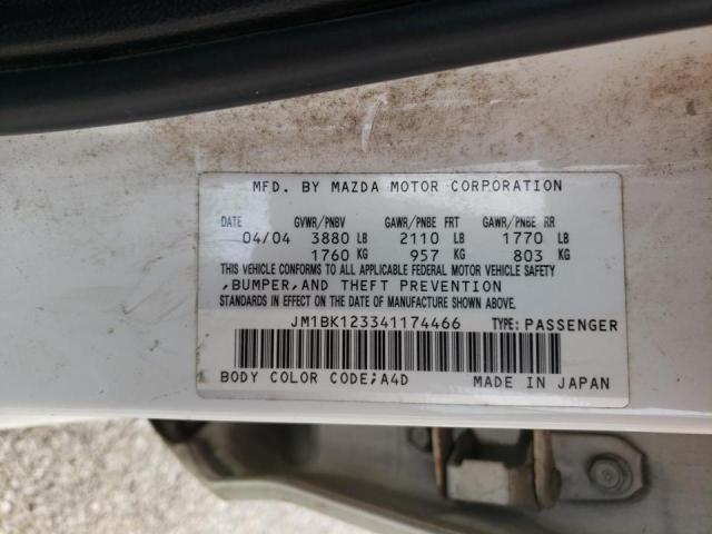 Photo 10 from auction – 2004 MAZDA 3 S with VIN JM1BK123341174466