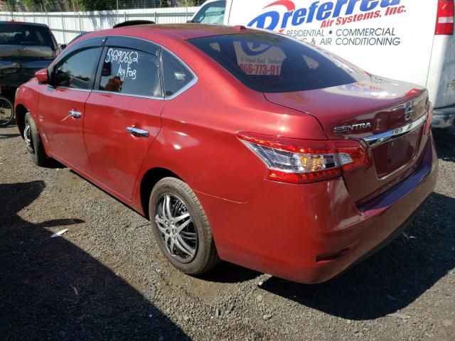 Photo 3 from auction – 2015 NISSAN SENTRA S with VIN 3N1AB7AP0FL666986