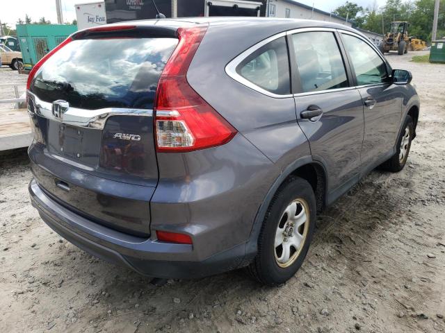 Photo 4 from auction – 2016 HONDA CR-V LX with VIN 5J6RM4H38GL101355