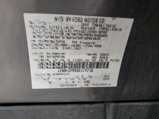Photo 10 from auction – 2013 FORD TAURUS LIM with VIN 1FAHP2F9XDG179750