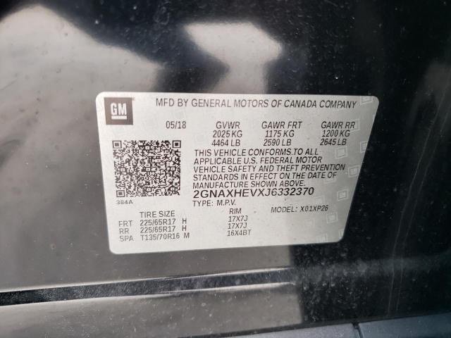 Photo 10 from auction – 2018 CHEVROLET EQUINOX LS with VIN 2GNAXHEVXJ6332370