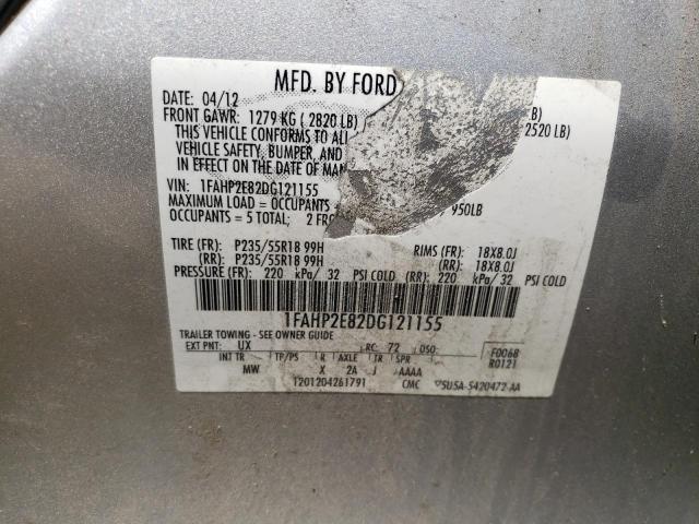 Photo 10 from auction – 2013 FORD TAURUS SEL with VIN 1FAHP2E82DG121155