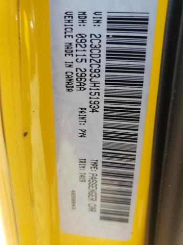 Photo 10 from auction – 2018 DODGE CHALLENGER with VIN 2C3CDZC93JH151934
