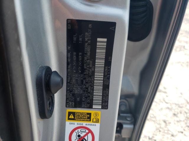 Photo 10 from auction – 2018 TOYOTA HIGHLANDER with VIN 5TDJZRFH4JS545645