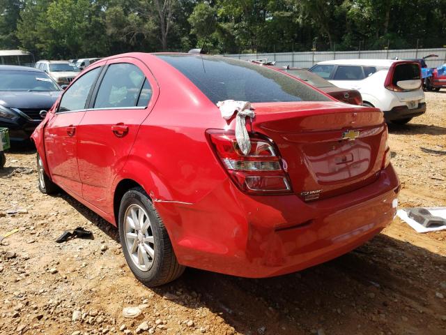 Photo 3 from auction – 2017 CHEVROLET SONIC LT with VIN 1G1JD5SH6H4108774
