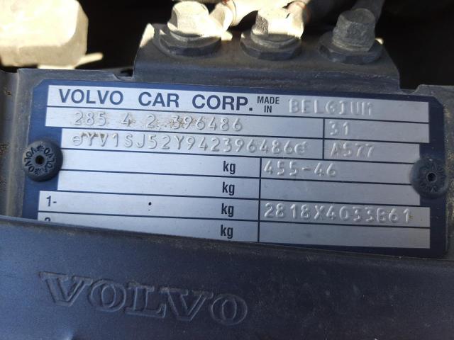 Photo 10 from auction – 2004 VOLVO V70 R with VIN YV1SJ52Y942396486