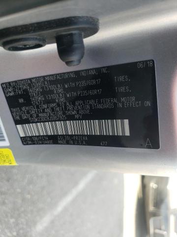Photo 10 from auction – 2018 TOYOTA SIENNA LE with VIN 5TDKZ3DC9JS957925