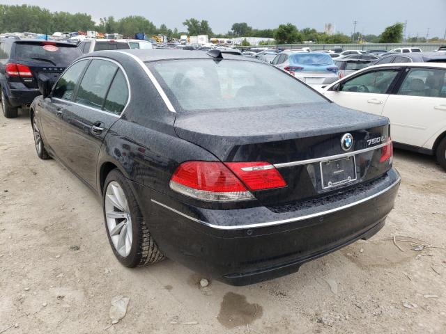 Photo 3 from auction – 2007 BMW 750 with VIN WBAHN83547DT69728