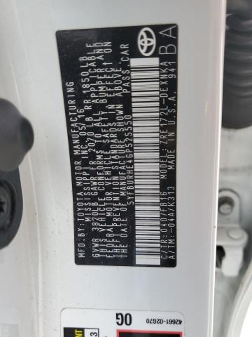 Photo 10 from auction – 2016 TOYOTA COROLLA L with VIN 5YFBURHE4GP525550