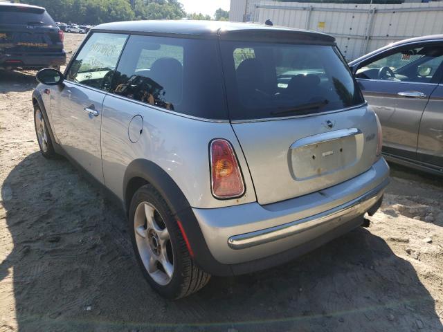Photo 3 from auction – 2003 MINI COOPER with VIN WMWRC33483TE14449
