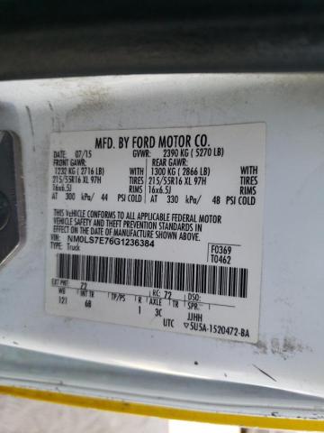 Photo 10 from auction – 2016 FORD TRANSIT CO with VIN NM0LS7E76G1236384