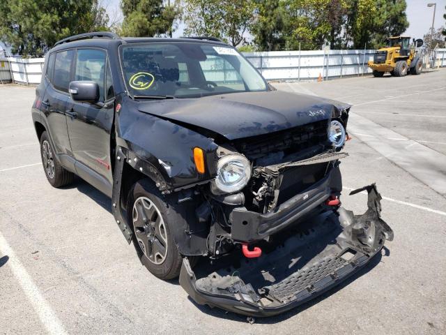 JEEP RENEGADE T 2017 with VIN ZACCJBCB1HPE57053 - Photo from auction