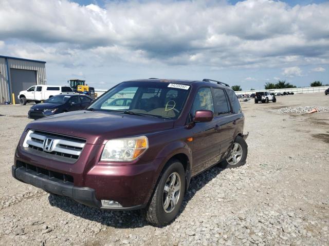 Photo 2 from auction – 2007 HONDA PILOT EXL with VIN 2HKYF18667H527893
