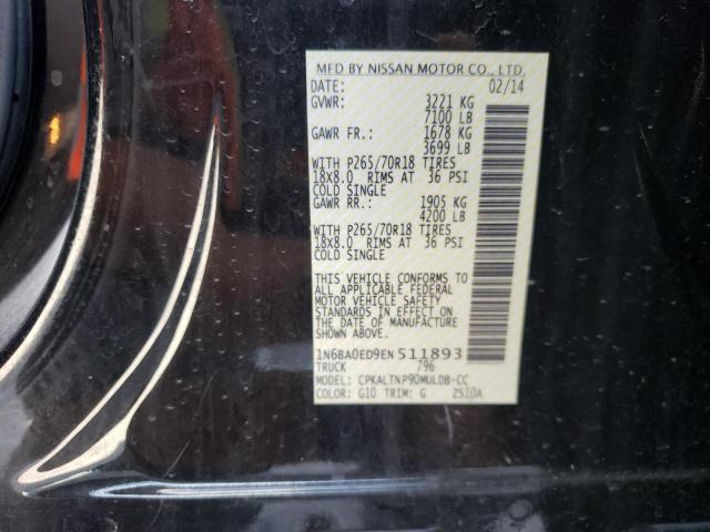 Photo 10 from auction – 2014 NISSAN TITAN S with VIN 1N6BA0ED9EN511893