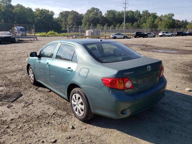 Photo 3 from auction – 2009 TOYOTA COROLLA BA with VIN JTDBL40E099041322