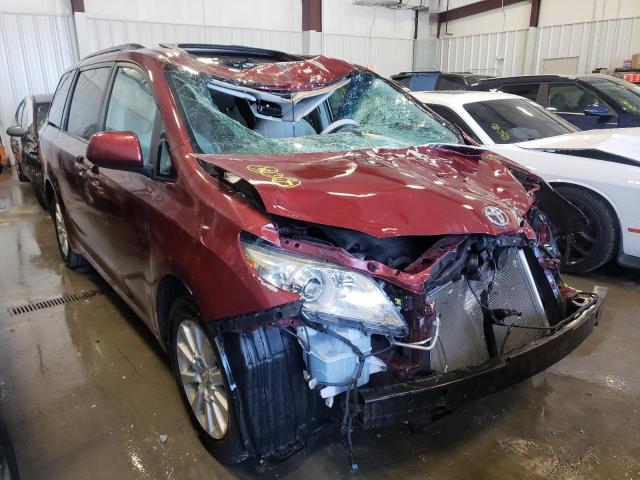 TOYOTA SIENNA XLE 2012 with VIN 5TDDK3DC6CS031224 - Photo from auction