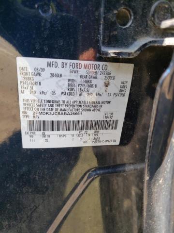 Photo 10 from auction – 2010 FORD EDGE SEL with VIN 2FMDK3JC5ABA26661