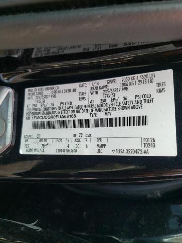 Photo 10 from auction – 2015 FORD ESCAPE SE with VIN 1FMCU0GX0FUA68168