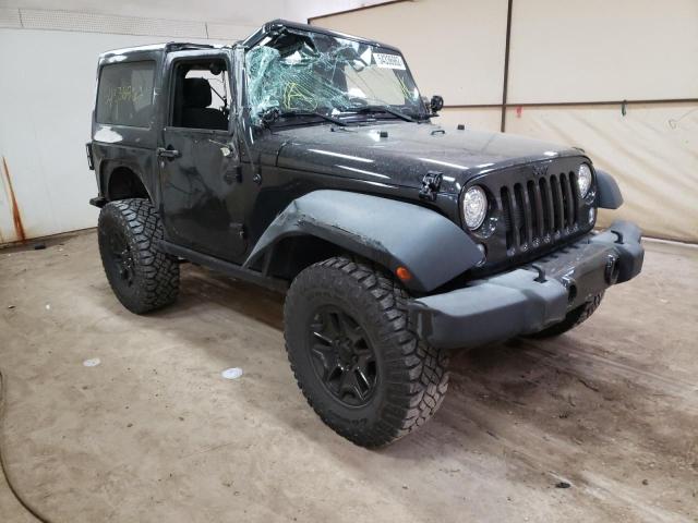 JEEP WRANGLER S 2015 with VIN 1C4AJWAG0FL713407 - Photo from auction