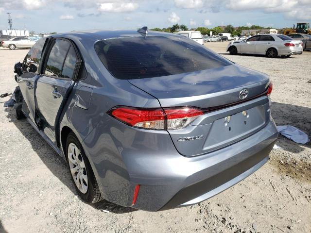 Photo 3 from auction – 2022 TOYOTA COROLLA LE with VIN JTDEPMAE3NJ218048