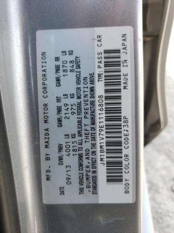 Photo 10 from auction – 2014 MAZDA 3 TOURING with VIN JM1BM1V79E1116808