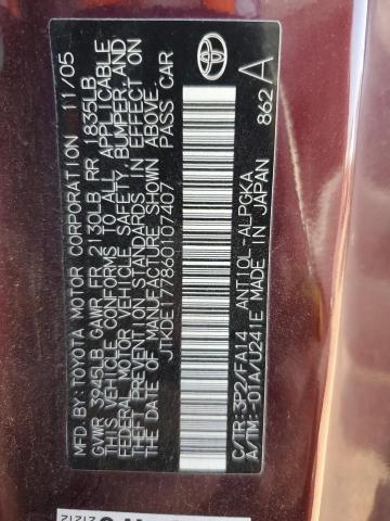 Photo 10 from auction – 2006 TOYOTA SCION TC with VIN JTKDE177860107407