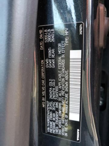 Photo 10 from auction – 2010 VOLVO XC60 3.2 with VIN YV4982DZ4A2121427