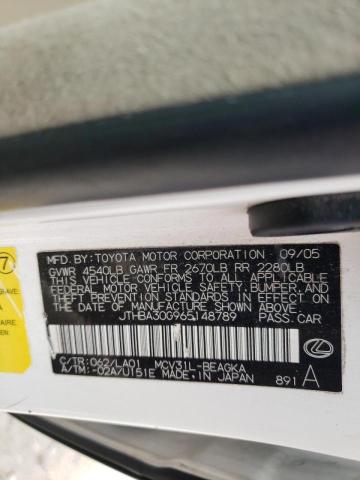 صورة رقم 10 من المزاد - 2006 LEXUS ES 330 مع VIN JTHBA30G965148789