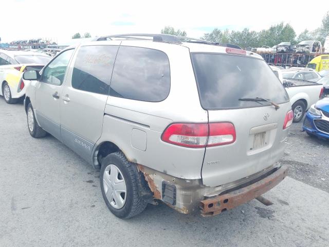 Photo 3 from auction – 2002 TOYOTA SIENNA CE with VIN 4T3ZF19C02U440498