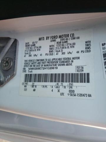 Photo 10 from auction – 2017 FORD TRANSIT CO with VIN NM0GS9E72H1320619