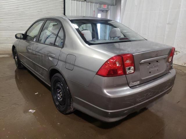Photo 3 from auction – 2005 HONDA CIVIC LX with VIN 2HGES16565H604181
