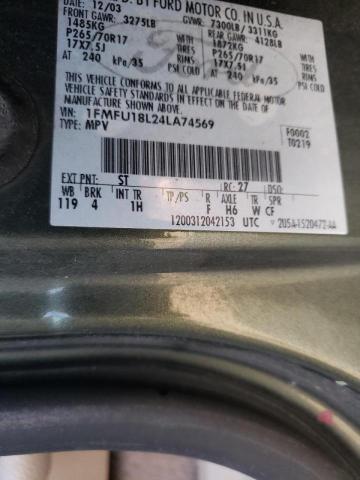 Photo 10 from auction – 2004 FORD EXPEDITION with VIN 1FMFU18L24LA74569