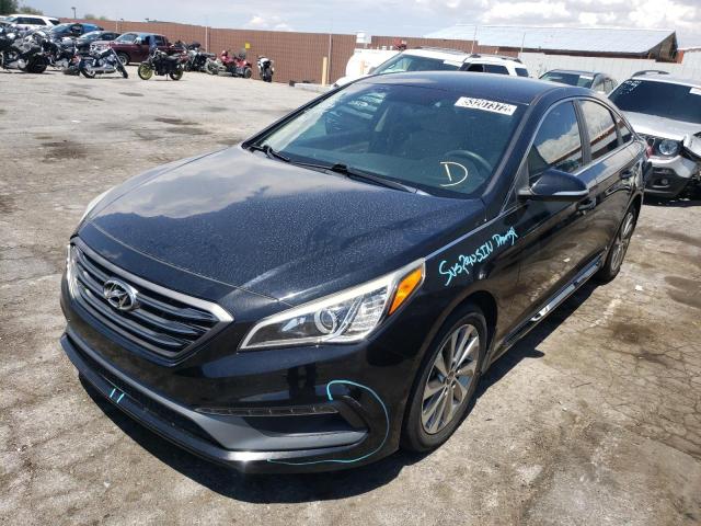Photo 2 from auction – 2016 HYUNDAI SONATA SPO with VIN 5NPE34AF1GH409869