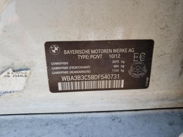 Photo 10 from auction – 2013 BMW 328 XI with VIN WBA3B3C58DF540731