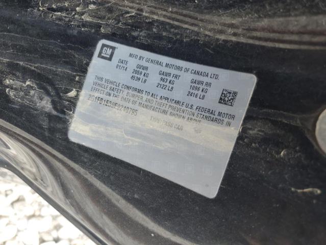 Photo 10 from auction – 2014 CHEVROLET CAMARO LT with VIN 2G1FB1E39E9240795