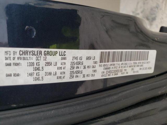 Photo 10 from auction – 2013 DODGE GRAND CARA with VIN 2C4RDGCG9DR591566