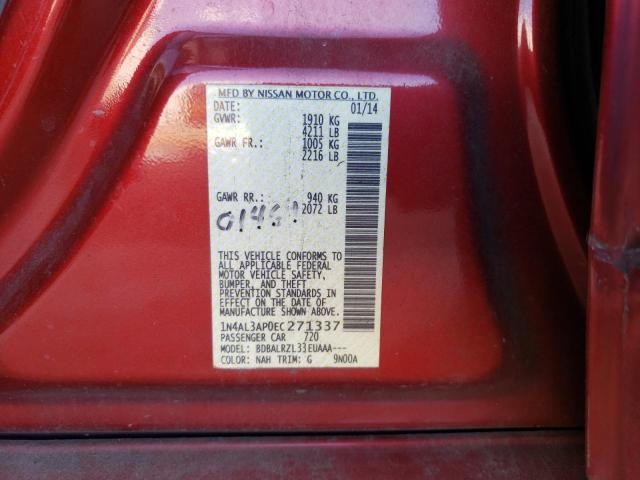 Photo 10 from auction – 2014 NISSAN ALTIMA 2.5 with VIN 1N4AL3AP0EC271337