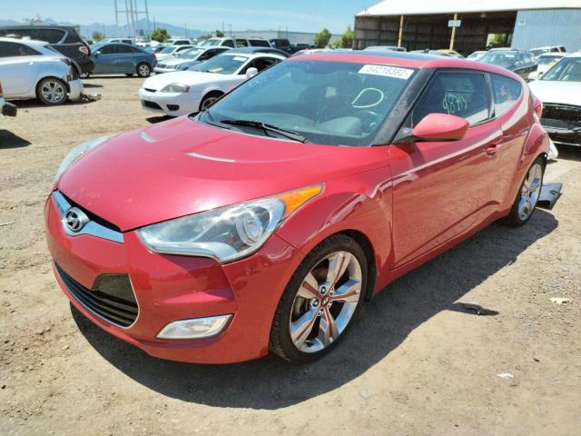 Photo 2 from auction – 2013 HYUNDAI VELOSTER with VIN KMHTC6AD9DU148053