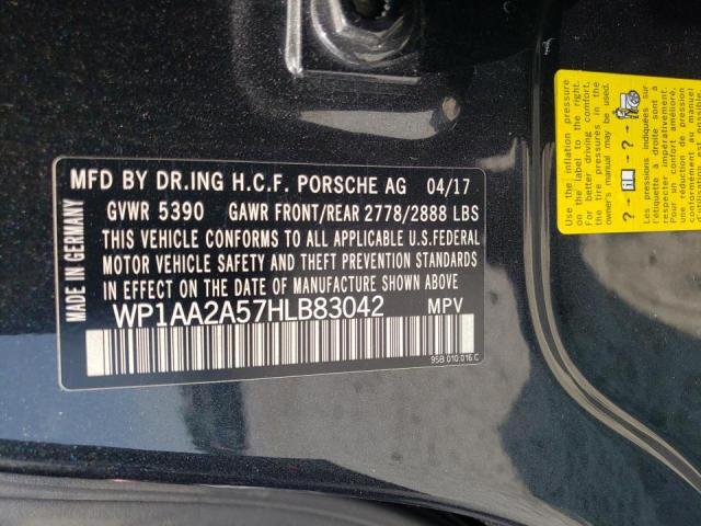 Photo 10 from auction – 2017 PORSCHE MACAN with VIN WP1AA2A57HLB83042