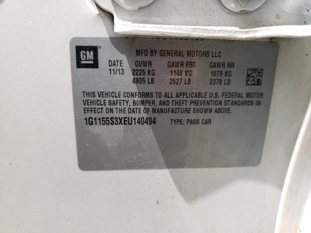 Photo 10 from auction – 2014 CHEVROLET IMPALA LTZ with VIN 1G1155S3XEU140494