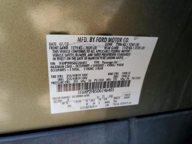 Photo 10 from auction – 2013 FORD TAURUS LIM with VIN 1FAHP2F85DG146405
