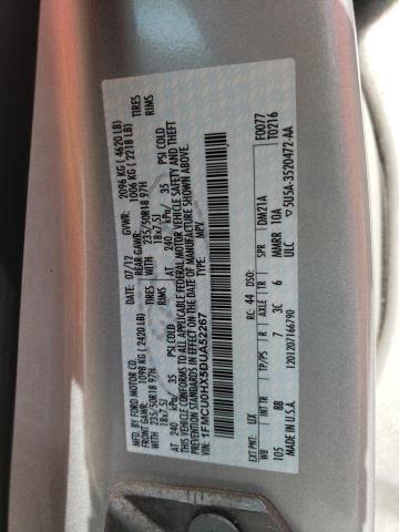 Photo 10 from auction – 2013 FORD ESCAPE SEL with VIN 1FMCU0HX5DUA52267