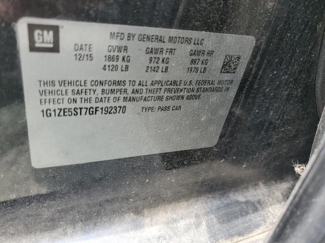 Photo 10 from auction – 2016 CHEVROLET MALIBU LT with VIN 1G1ZE5ST7GF192370