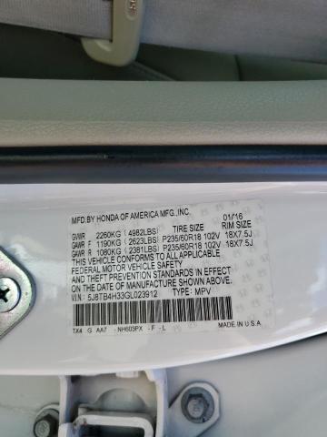 Photo 10 from auction – 2016 ACURA RDX with VIN 5J8TB4H33GL023912
